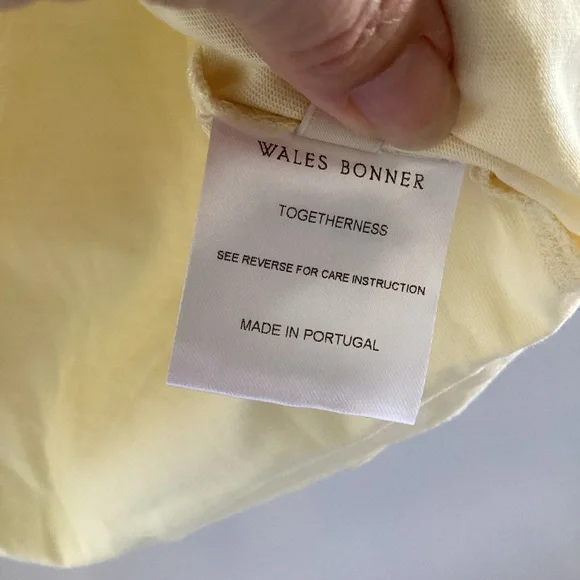 Wales Bonner Organic Cotton Graphic Tshirt Spirit Sound - Picture 6 of 9